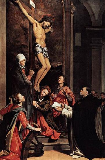 Santi Di Tito Vision of St Thomas Aquinas oil painting image
